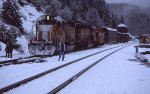 UP first winter with former WP Feather River Canyon